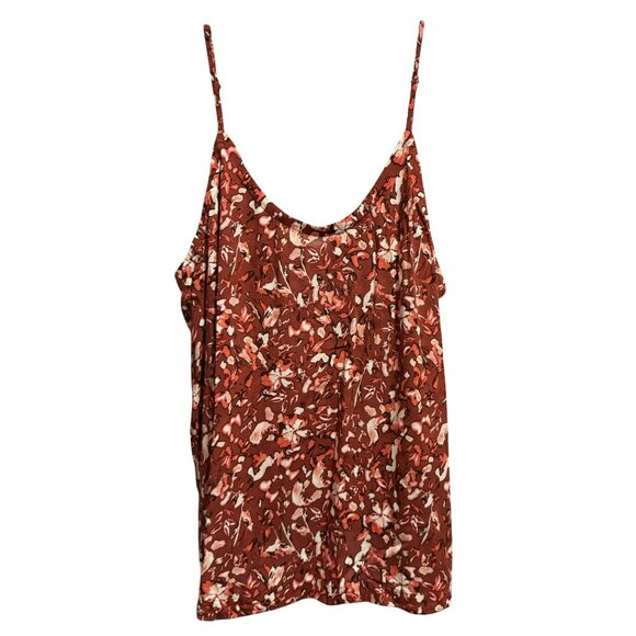 Treasure & Bond Abstract Floral Pullover Viscose Cami Tank Top Sz L  NEW - Picture 1 of 7